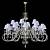 Хрустальная люстра Art Glass MIRACLE 02-CH-C